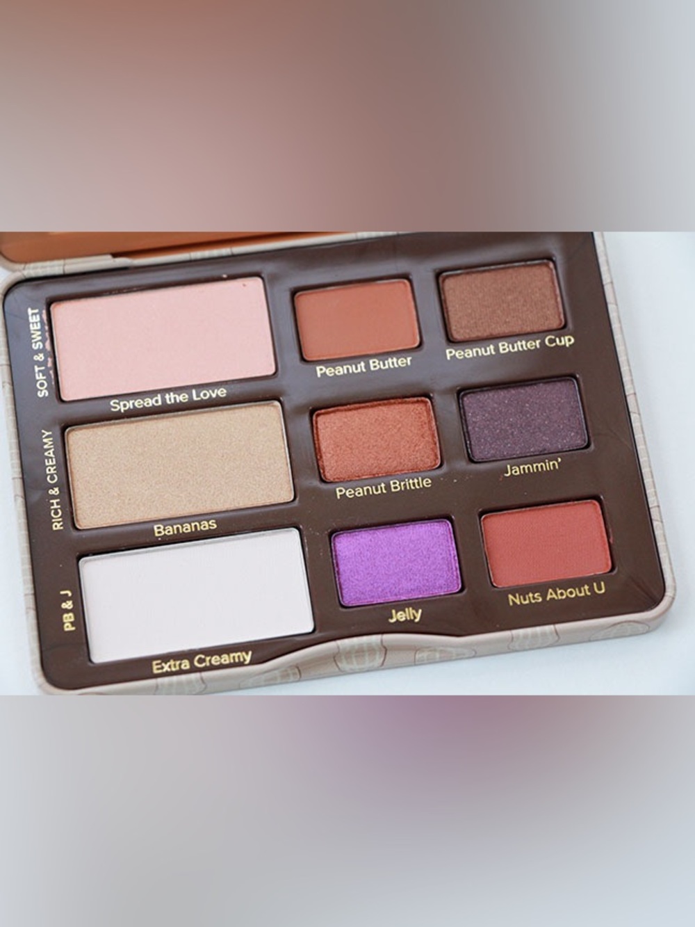 NIB Too Faced Peanut Butter and Honey Eyeshadow Palette - Picture 15 of 16